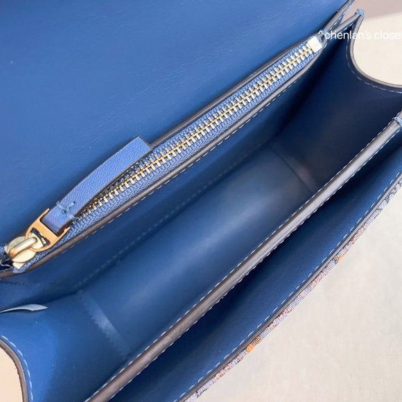 🔥Tory Burch Eleanor Small Jeweled Logo Shoulder Bag - Picture 6 of 17